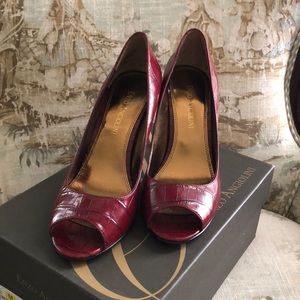 Enzo Angiolini red pumps. Like new.